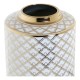 Ваза DKD Home Decor Бял Порцелан Glam (18 x 18 x 30.5 cm)