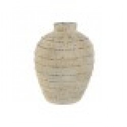 Ваза Home ESPRIT Бял Магнезиев 32 x 32 x 41 cm - Vaze și decorațiuni de masă