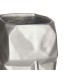 Ваза 3D Лице Сребрист Полирезин 12 x 24,5 x 16 cm (4 броя)
