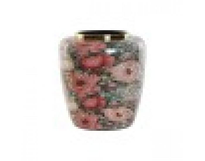 Ваза Home ESPRIT Многоцветен Розов Метал 33 x 33 x 35 cm