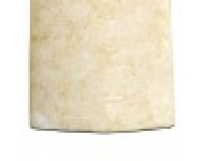 Ваза 24 x 13 x 64 cm Кристал Златен Метал Бял
