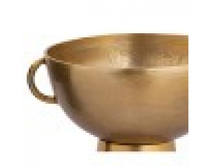 Ваза DKD Home Decor 34 x 28 x 26 cm Черен Златен Алуминий Модерен (2 броя)