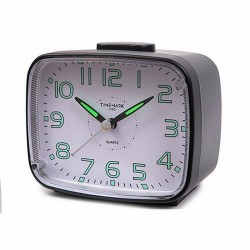 Аналогов будилник Timemark 12 x 9,5 x 6,5 cm Черен Класически - Ceasuri de perete și deșteptătoare