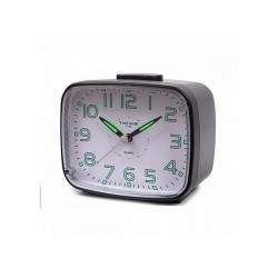 Ceas analogic deșteptător Timemark 12 x 9,5 x 6,5 cm Negru Clasic