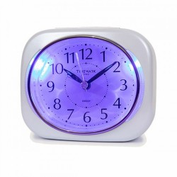 Аналогов будилник Timemark 10 x 8,5 x 4 cm Бял Пластмаса Класически - Ceasuri de perete și deșteptătoare