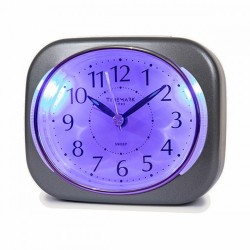 Аналогов будилник Timemark 10 x 8,5 x 4 cm Сив Пластмаса - Ceasuri de perete și deșteptătoare