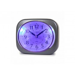 Ceas analogic deșteptător Timemark 10 x 8,5 x 4 cm Gri Plastic