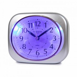 Аналогов будилник Timemark 10 x 8,5 x 4 cm Сребрист Класически - Ceasuri de perete și deșteptătoare