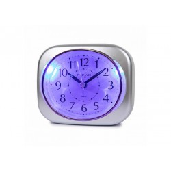 Ceas analogic deșteptător Timemark 10 x 8,5 x 4 cm Argintiu Clasic