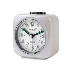 Ceas analogic deșteptător Timemark Alb