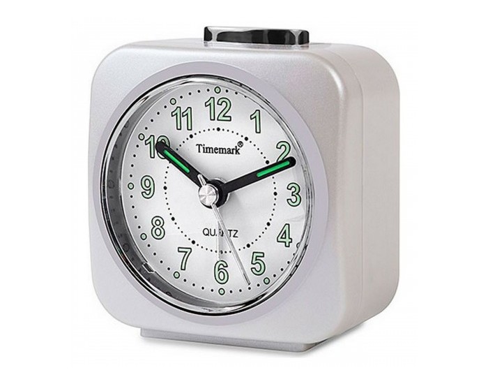 Аналогов будилник Timemark Бял