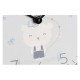 Стенен часовник DKD Home Decor Детски Дървен MDF (2 pcs) (24 x 3 x 24 cm)