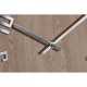 Стенен часовник Home ESPRIT Бял Златен Сребрист PVC 30 x 4 x 30 cm (2 броя)