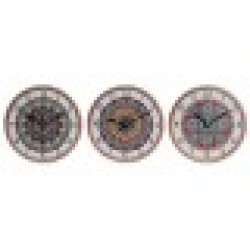 Lauakell Home ESPRIT Керамика Mandala 16 x 1 x 16 cm - Ceasuri de perete și deșteptătoare