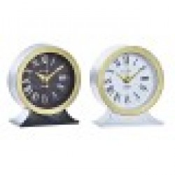 Lauakell DKD Home Decor Кристал Черен Бял Желязо (12 x 6 x 13 cm) (2 броя) - Decorațiuni