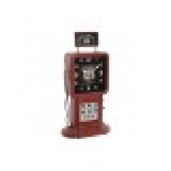 Lauakell Home ESPRIT Червен Метал gasolinera 18 x 10 x 34 cm - Ceasuri de perete și deșteptătoare