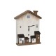 Lauakell DKD Home Decor Бял Къщи (26 x 7 x 31 cm)