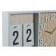 Стенен часовник DKD Home Decor полипропилен Зелен Мента Дървен MDF (2 pcs) (40 x 5 x 24 cm)