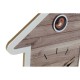 Стенен часовник DKD Home Decor Бял Къща Дървен MDF (32 x 4.5 x 56 cm) (2 pcs)