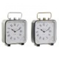 Lauakell DKD Home Decor Кристал Черен Син Желязо (20 x 7 x 26 cm) (2 pcs) - Ceasuri de perete și deșteptătoare