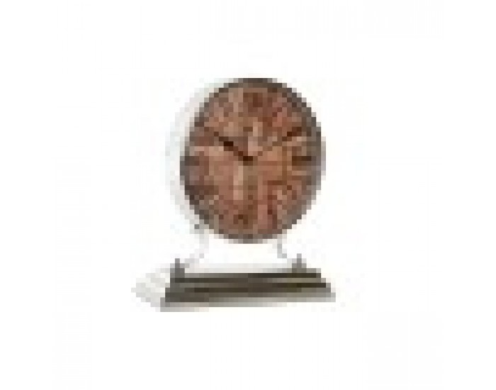 Lauakell DKD Home Decor 30 x 9,5 x 33 cm Естествен Сребрист Алуминий Дърво манго Традиционен