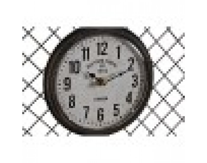 Стенен часовник Home ESPRIT Тъмно сив полипропилен Желязо 93 x 5 x 42 cm
