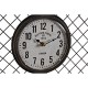 Стенен часовник Home ESPRIT Тъмно сив полипропилен Желязо 93 x 5 x 42 cm