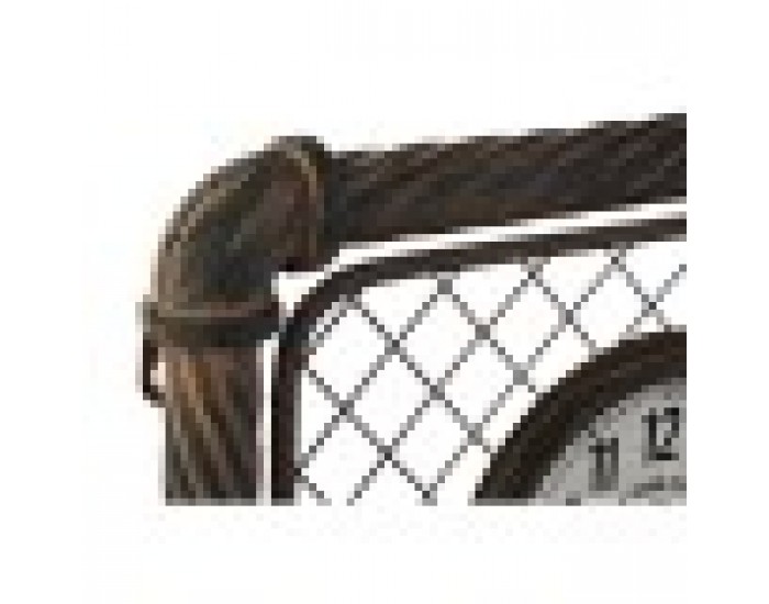 Стенен часовник Home ESPRIT Тъмно сив полипропилен Желязо 93 x 5 x 42 cm