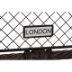 Стенен часовник Home ESPRIT Тъмно сив полипропилен Желязо 93 x 5 x 42 cm