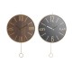 Стенен часовник DKD Home Decor Черен MDF Желязо (40 x 4 x 40 cm)