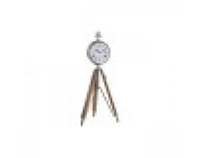 Lauakell DKD Home Decor 22 x 40 x 80 cm Естествен Сребрист Алуминий Триножник Дърво манго Традиционен