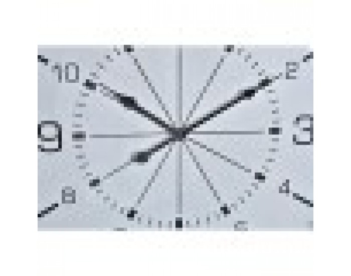 Стенен часовник DKD Home Decor Кристал Златен Метал Бял Компас (60 x 3 x 60 cm)