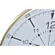 Стенен часовник DKD Home Decor Кристал Златен Метал Бял Компас (60 x 3 x 60 cm)