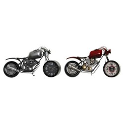 Lauakell DKD Home Decor Мотоциклет Желязо (2 pcs) (44 x 13.5 x 23 cm) - Ceasuri de perete și deșteptătoare