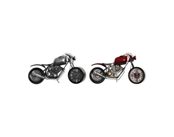 Lauakell DKD Home Decor Мотоциклет Желязо (2 pcs) (44 x 13.5 x 23 cm)