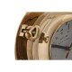 Стенен часовник DKD Home Decor Кристал Златен Vintage Месинг (23 x 7 x 23 cm)