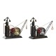 Lauakell DKD Home Decor Сребрист Златен Желязо Кран (40,5 x 15 x 32,5 cm) (2 броя)