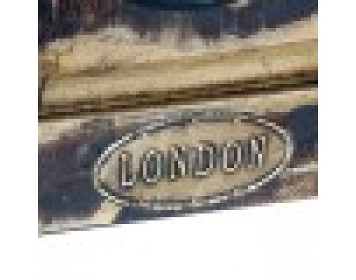 Стенен часовник DKD Home Decor London Тик (81 x 15 x 37 cm)