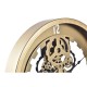 Стенен часовник DKD Home Decor Кристал Сребрист Златен Желязо (50 x 8 x 50 cm)