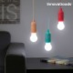 Преносима LED Крушка с Кабел InnovaGoods - Decorațiuni