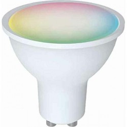 LED крушка Denver Electronics SHL-450 RGB Wifi GU10 5W Бял 5 W A++ GU10 300 Lm A-G 2700K - Decorațiuni