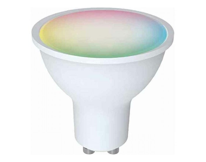 LED крушка Denver Electronics SHL-450 RGB Wifi GU10 5W Бял 5 W A++ GU10 300 Lm A-G 2700K