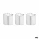 Комплект Свещи LED Сребрист 3,7 x 3,7 x 5 cm (12 броя)