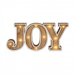 Декоративна фигурка Joy Светлина Дървен (3,7 x 11,5 x 26 cm) - Decorațiuni sezoniere și de sărbători
