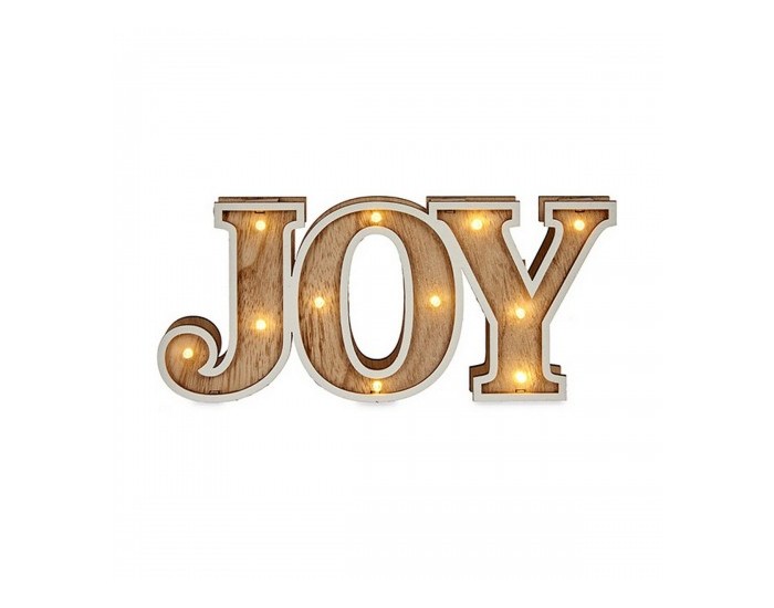 Декоративна фигурка Joy Светлина Дървен (3,7 x 11,5 x 26 cm)