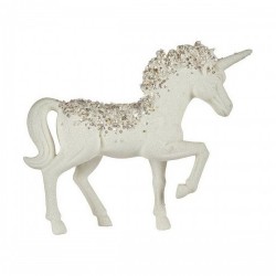 Декоративна фигурка Еднорог Бял (9,5 x 31 x 40 cm) - Decorațiuni sezoniere și de sărbători
