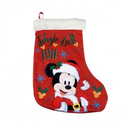 Коледни Чорапи Mickey Mouse Happy smiles 42 cm полиестер - Mickey mouse