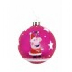 Коледна топка Peppa Pig Cosy corner Фуксия 10 броя Пластмаса (Ø 6 cm) - Peppa pig