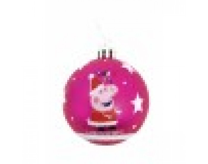 Коледна топка Peppa Pig Cosy corner Фуксия 10 броя Пластмаса (Ø 6 cm)