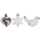 Коледни топки Home ESPRIT Розов PVC 25 x 6 x 25 cm